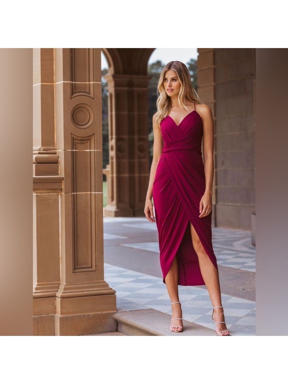 Ever New Charlotte Draped Maxi Size 2